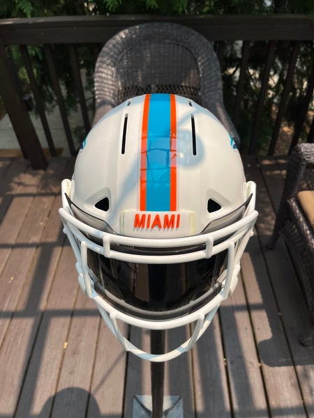 Miami Dolphins Elite Helmet Sticker / Vinyl Decal, 10 sizes!! 