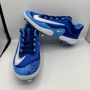 Nike Alpha Huarache Elite 4 Low Baseball Cleats Royal Blue DJ6521-414 13