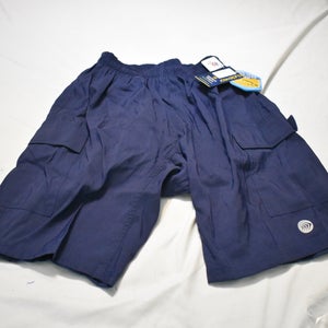 NEW - Cyclewear Cargo Bike Shorts, Blue, Adult Small