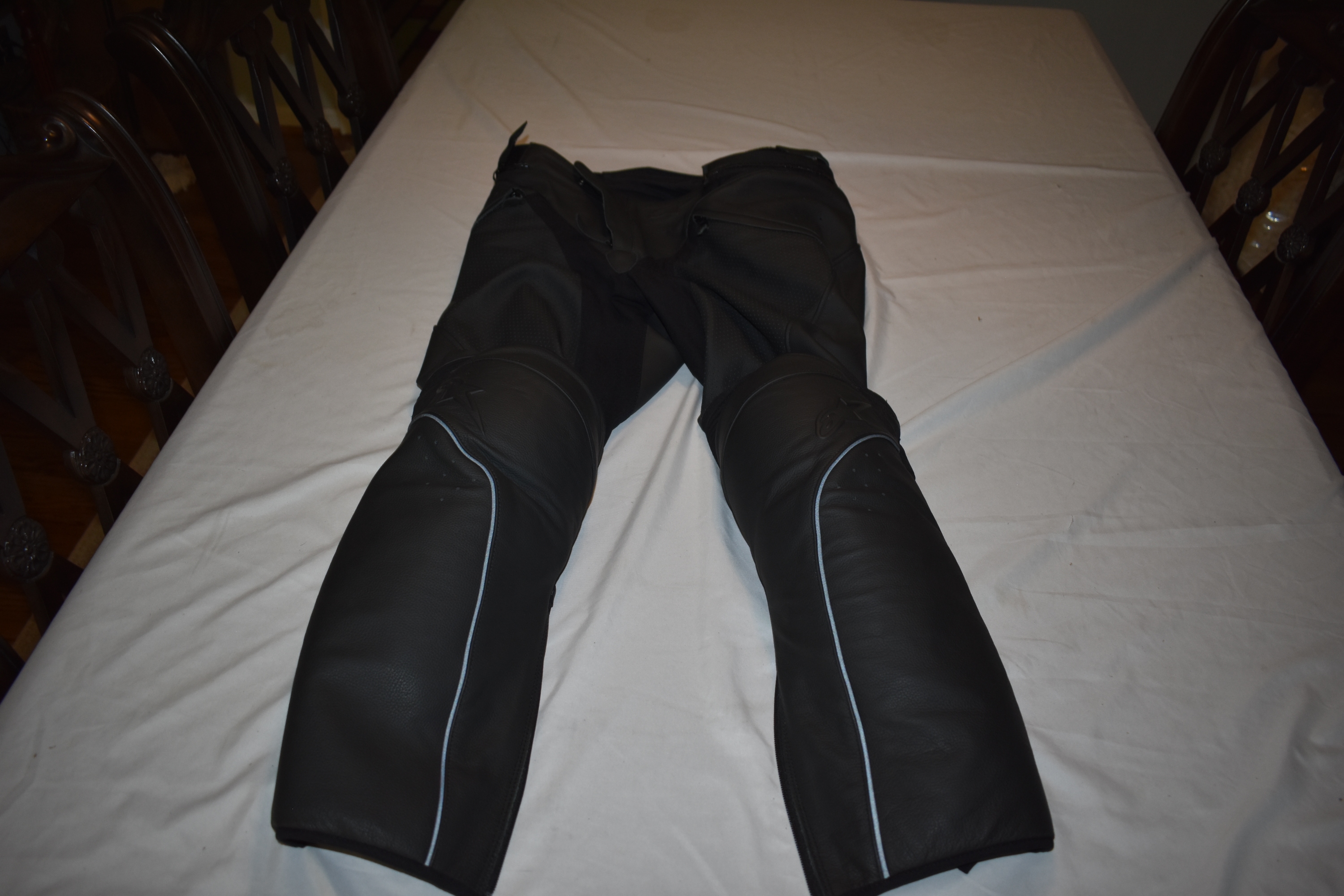 NEW - Alpinestars Jagg Airflow Leather Moto Pants, Black