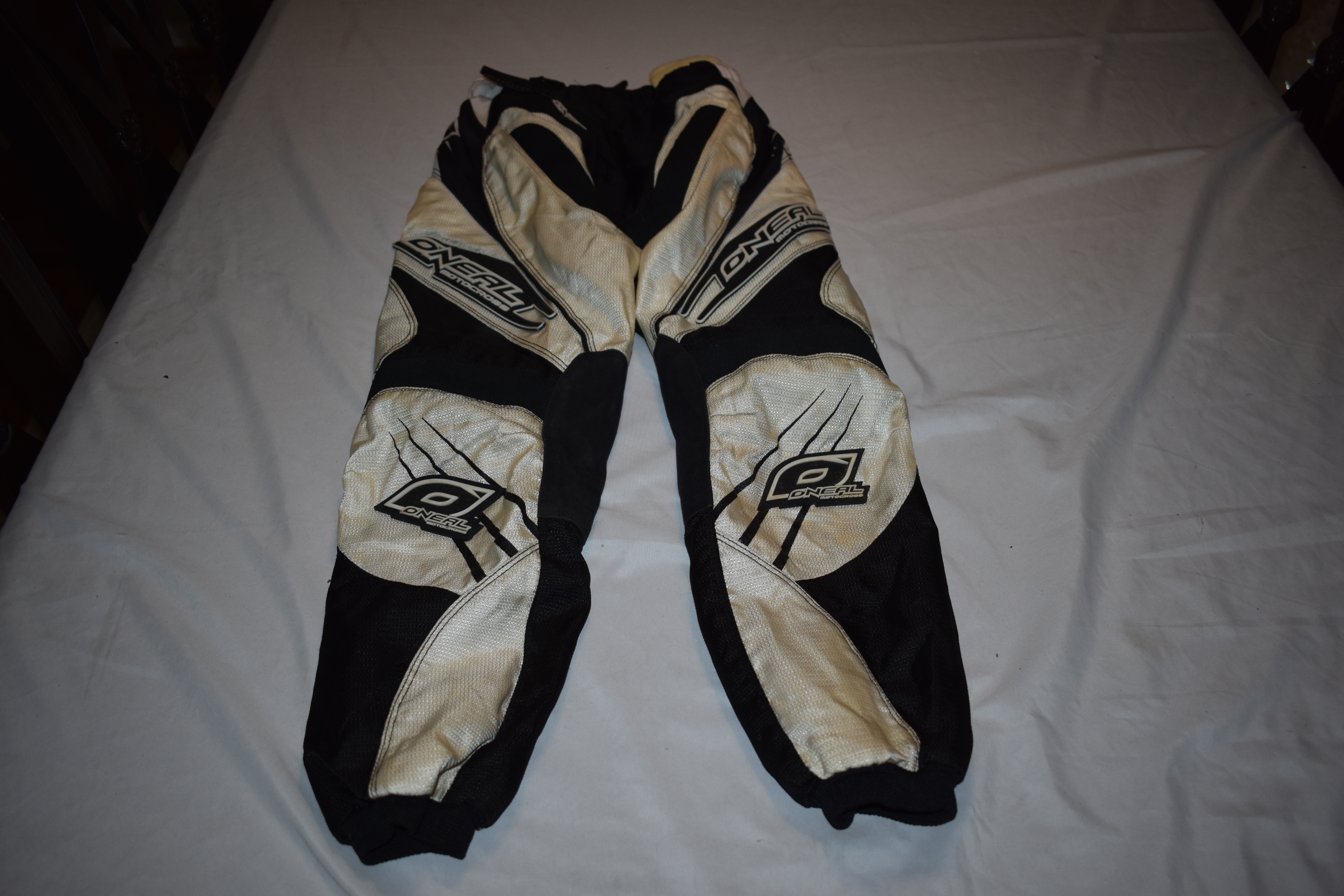 ONeal Motocross Element Series Motocross Pants, Black/White, 12/14
