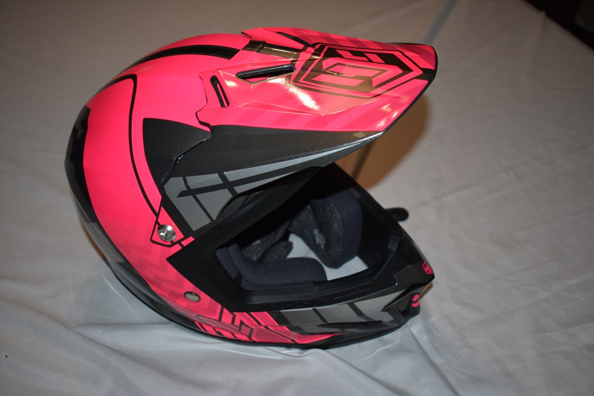HJC CL-XY II Motocross Helmet, Pink, Youth Small - Great Condition!