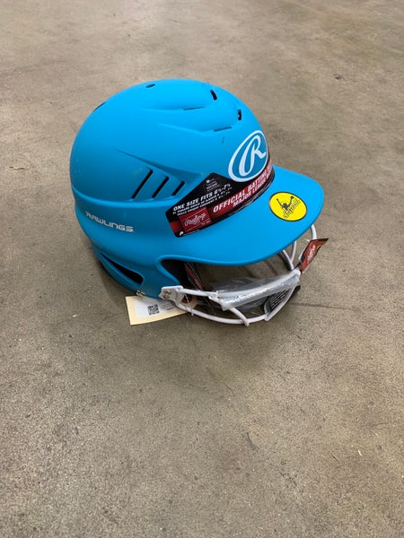 New 6 1/2 - 7 1/2 Rawlings Batting Helmet (baby blue) | SidelineSwap