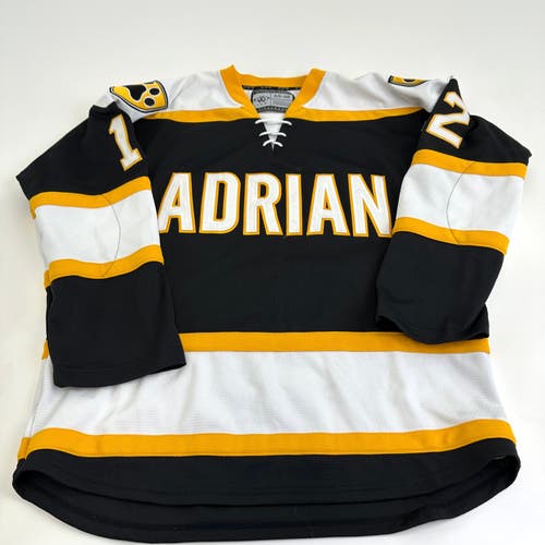 Used Adrian College Black Womens JOG Game Jersey | Size Small-48 | #12