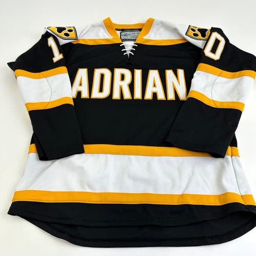 Used Adrian College Black Womens JOG Game Jersey | Size Small-48 | #10