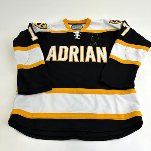 Used Adrian College Black Womens JOG Game Jersey | Size Medium-50 | #17