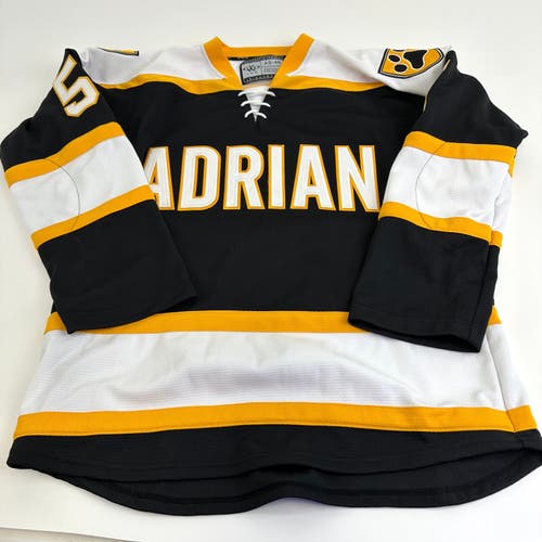Used Adrian College Black Womens JOG Game Jersey | Size Small-48 | #5
