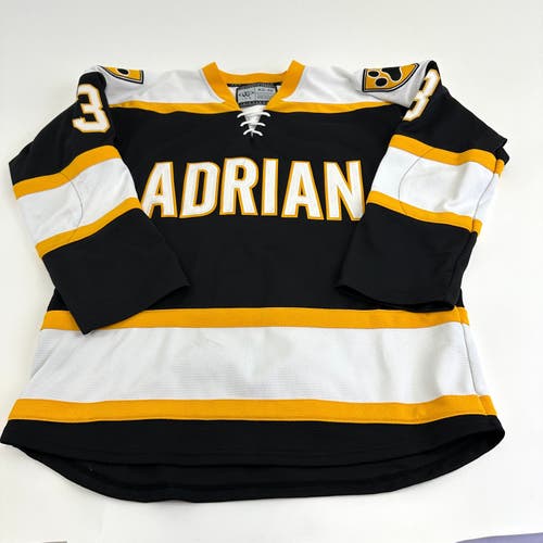 Used Adrian College Black Womens JOG Game Jersey | Size Small-48 | #3