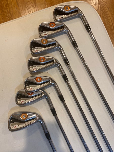 Used Right Handed Stiff Flex Steel Shaft R11 Iron Set