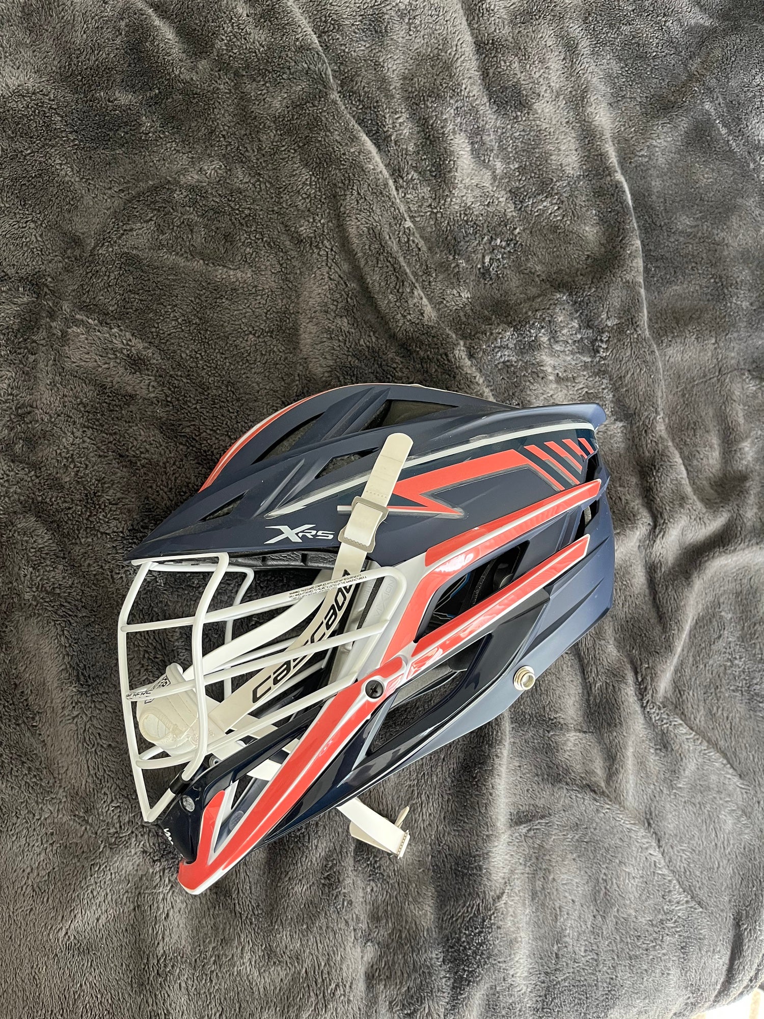 GAME WORN/SIGNED* PLL Cannons XRS Helmet (Donville #33)