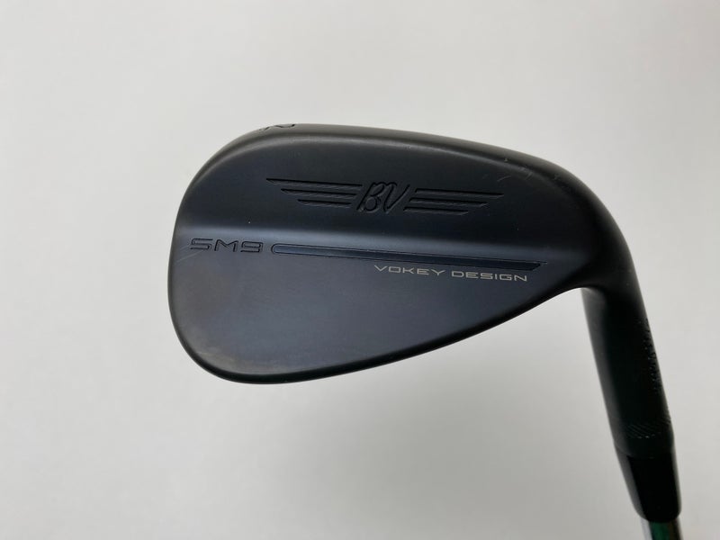 Titleist Vokey SM9 Jet Black Gap Wedge 52* 8 Bounce F-Grind Wedge Steel RH NEW