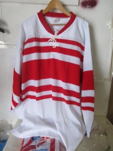 BRAND NEW ADULT XXXL  Detroit Red Wings NHL PRO STYLE HOCKEY JERSEY