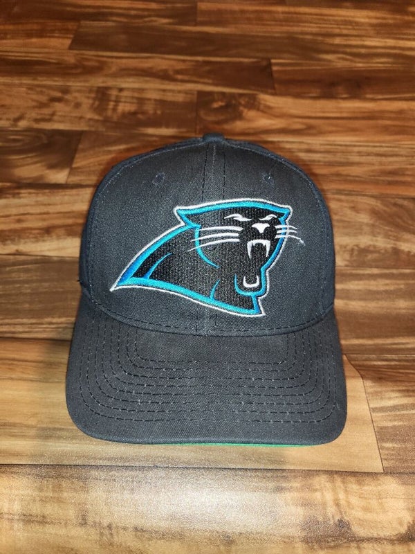 Vintage Carolina Panthers NFL Starter Black Dome Plain Logo Sports Hat Snapback