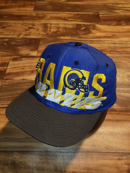 Vintage Rare St Louis Rams Logo 7 NFL Sports Vtg Hat Cap Blue
