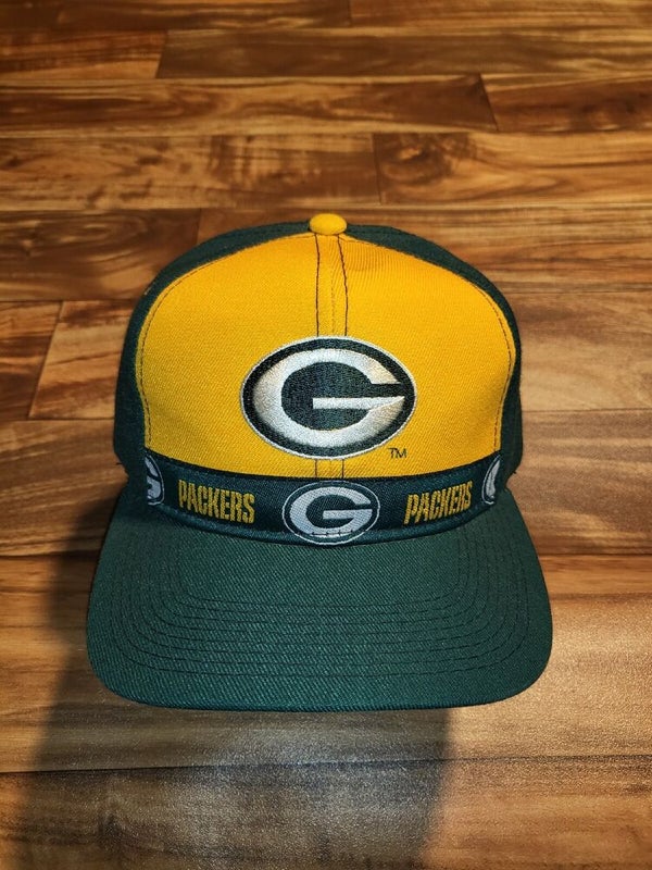 Vintage Rare Green Bay Packers NFL Sports Pro Player Wool Blend Hat Cap Snapback