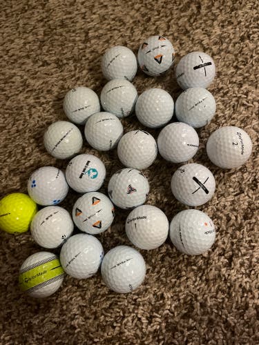 TaylorMade golf balls TP5, TP5X 2 dozen(24 balls)