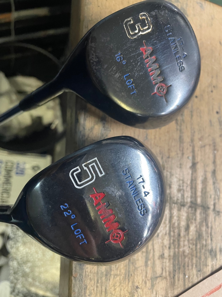 Ammo Golf Clubs 3/5 Wood In Left Handed