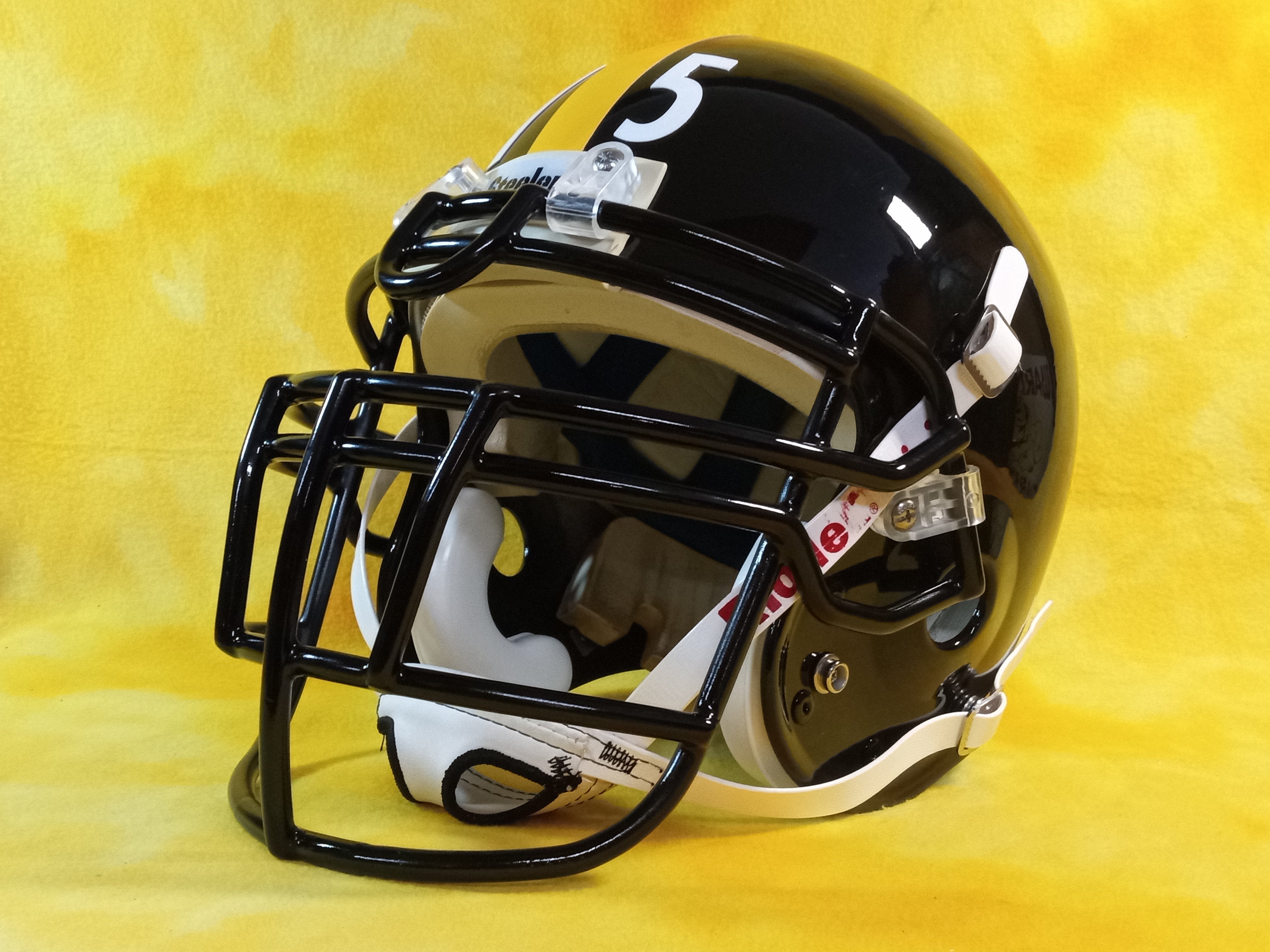 Pittsburg Steelers throwback fullsize football helmet Schutt Air