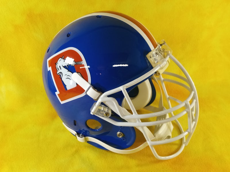 Denver Broncos throwback fullsize football helmet Schutt Air Advantage Lg