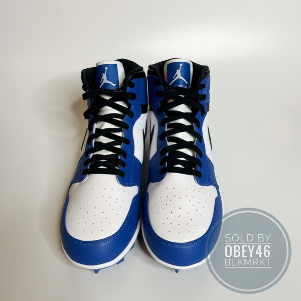 Jordan 1 Game Royal Mid TD Football Cleats 13 | SidelineSwap  display picture 1