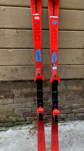 Atomic 166 cm Redster G9 GS Racing Skis With Atomic Z12 Bindings - Giant Slalom Race Skis
