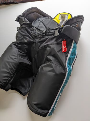 New Pro Stock San Jose Sharks CCM Small Hockey Pants