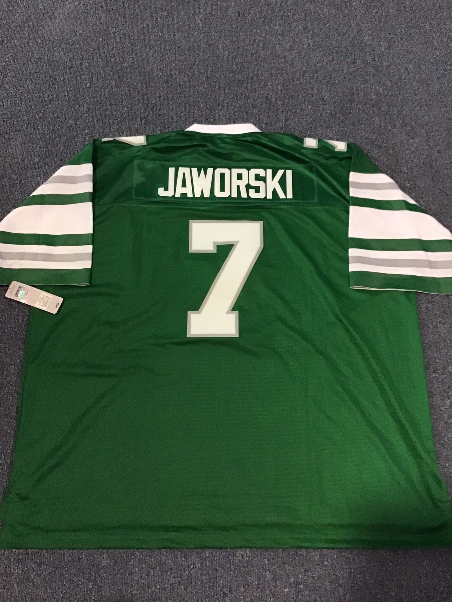 AUTHENTIC VINTAGE RON JAWORSKI EAGLES JERSEY MITCHELL NESS SIZE 54 WHITE