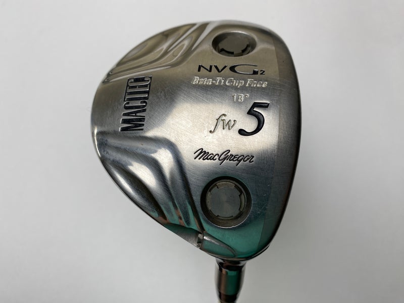 MacGregor MacTec NVG2 5 Fairway Wood 18* Fujikura Triple Action Stiff Mens RH