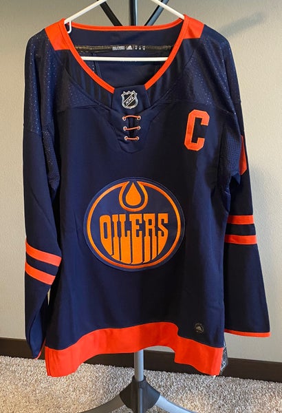 Men's Fanatics Branded Stuart Skinner Royal Edmonton Oilers Home Breakaway Player Jersey Size: Small