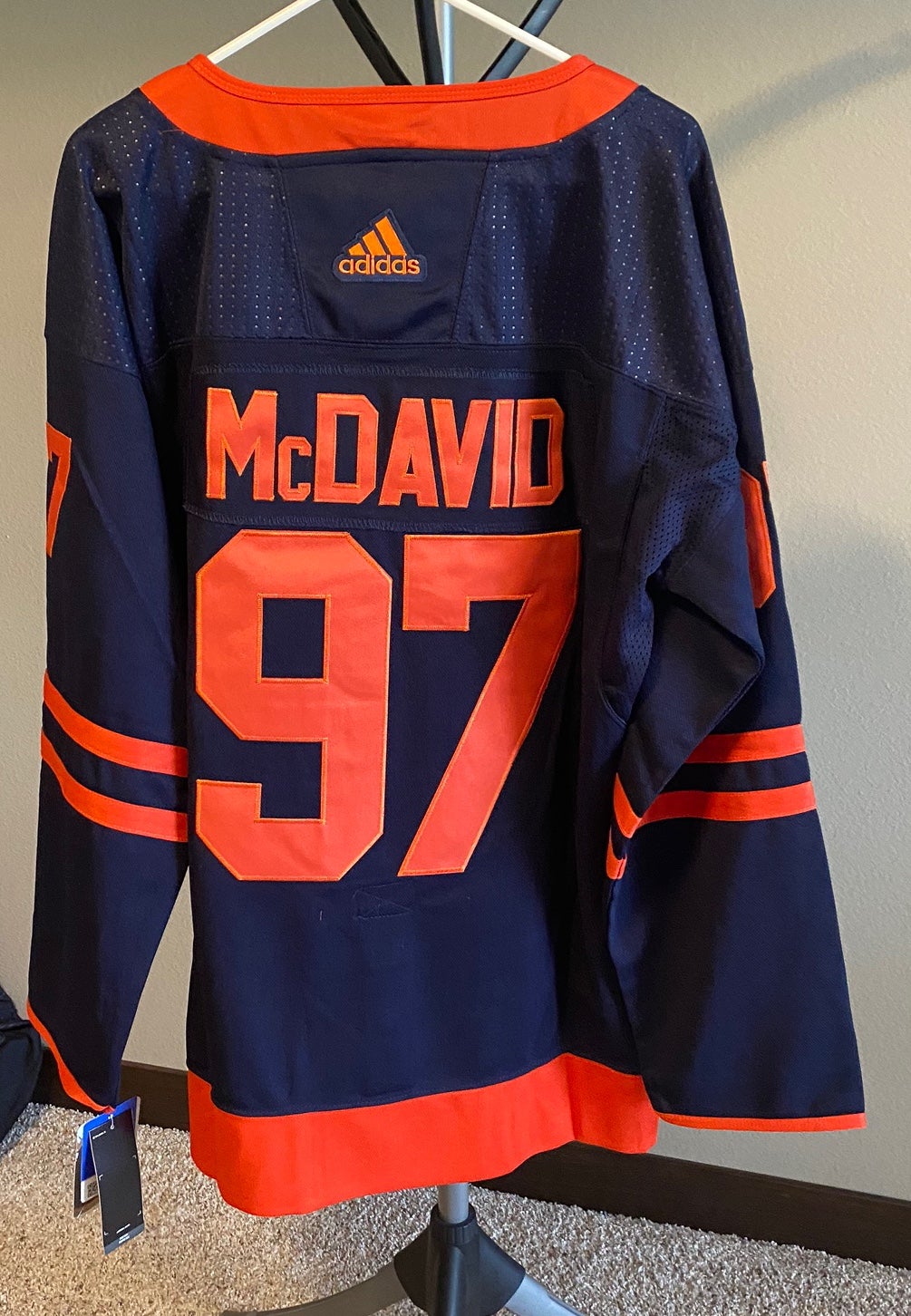 CONNOR McDAVID TEAM CANADA RED NIKE HOCKEY JERSEY