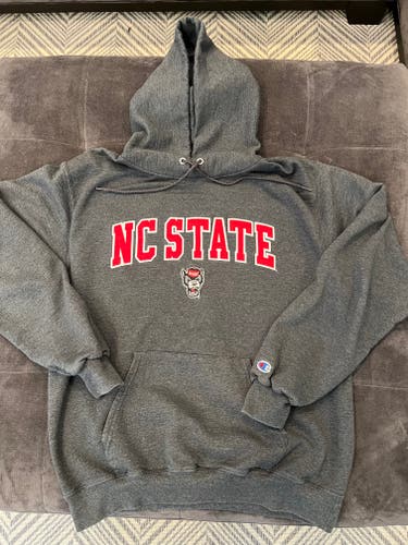 NC State Grey Champion hooded sweatshirt