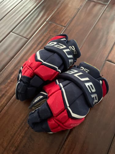 Used Bauer 13"  Supreme 2S Gloves