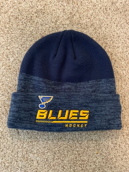 Adidas Hockey Fights Cancer Cuff Knit Pom Hat - St. Louis Blues - Adult