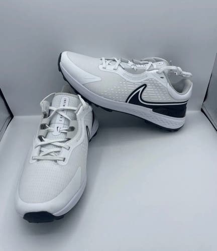 Nike Infinity Pro 2 Golf Shoes White Black Photon Dust DJ5593-115 Mens Size 12
