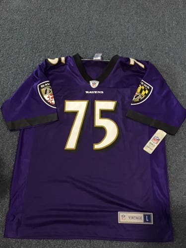 NWT Baltimore Ravens Men’s Lg. PROLINE VINTAGE Jersey #75 Ogden