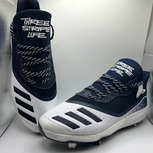 NWT Navy Blue/White Adidas Icon V Boost Men’s Metal Baseball Cleats