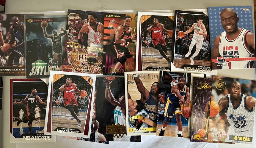 NBA Finals Lot ft Miami Heat snd Denver Nuggets - Alonzo Mourning, MPJ Rookie