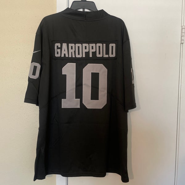 Las Vegas Raiders Nike Home Game Jersey - Black - Jimmy Garoppolo - Mens