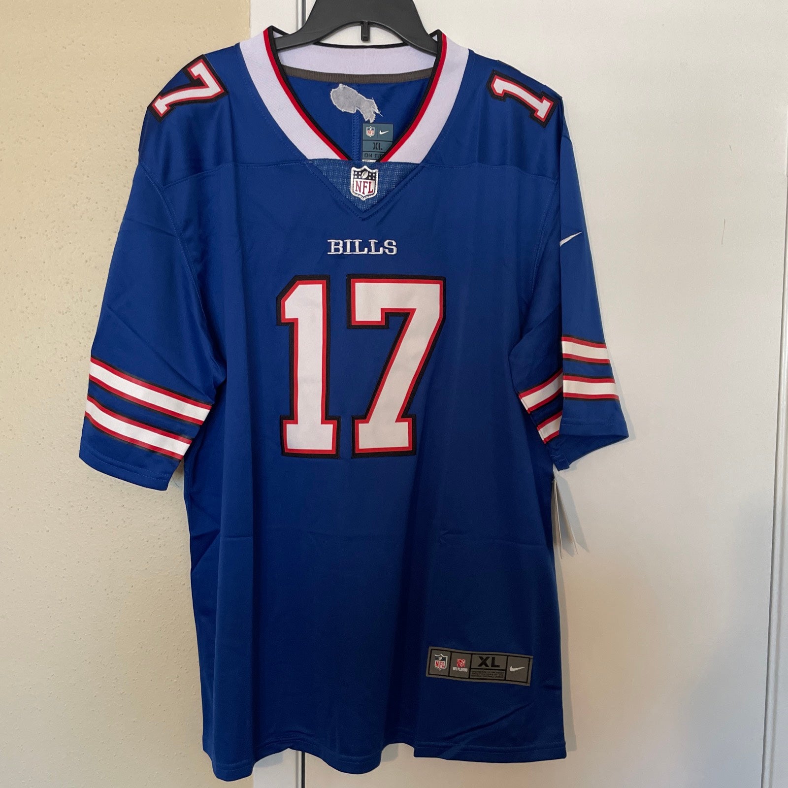 Buffalo Bills Josh Allen Hockey Style Stitched Hoodie Jersey