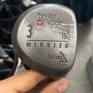 Taylormade Midsize2 Golf Club.  3 wood in 15 deg right hand