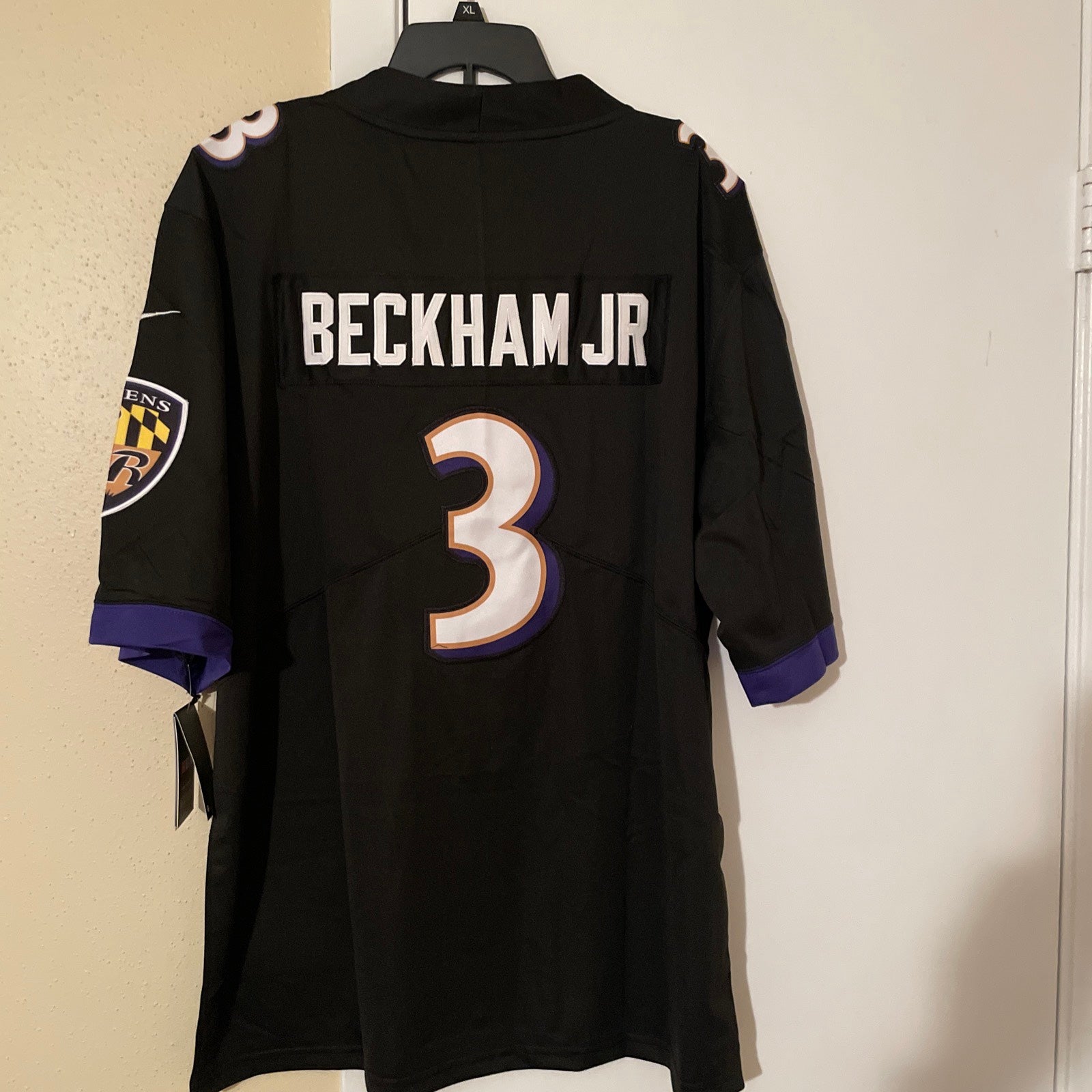 Nike Baltimore Ravens Nike Home Odell Beckham Jr Game Jersey Size: XL