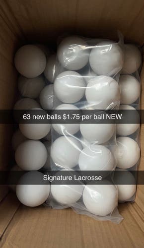 New Signature  Lacrosse Ball