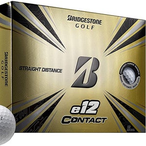 Bridgestone e12 Contact Soft Golf Balls (12pk, WHITE, 2021) Soft E-12 NEW