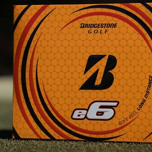 Bridgestone e6 Golf Balls (12pk, WHITE, 2021) Soft Feel, Long Distance NEW