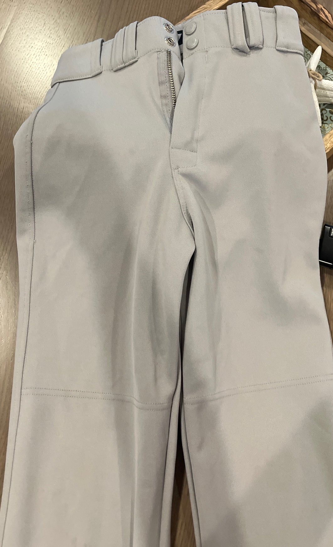 New Easton Pro Pinstripe Youth Baseball Pants White/Navy (Yankees)