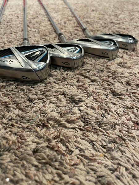 Men's Right Handed Stiff Flex Steel Shaft SIM Max Iron Set and P790 7 Iron
