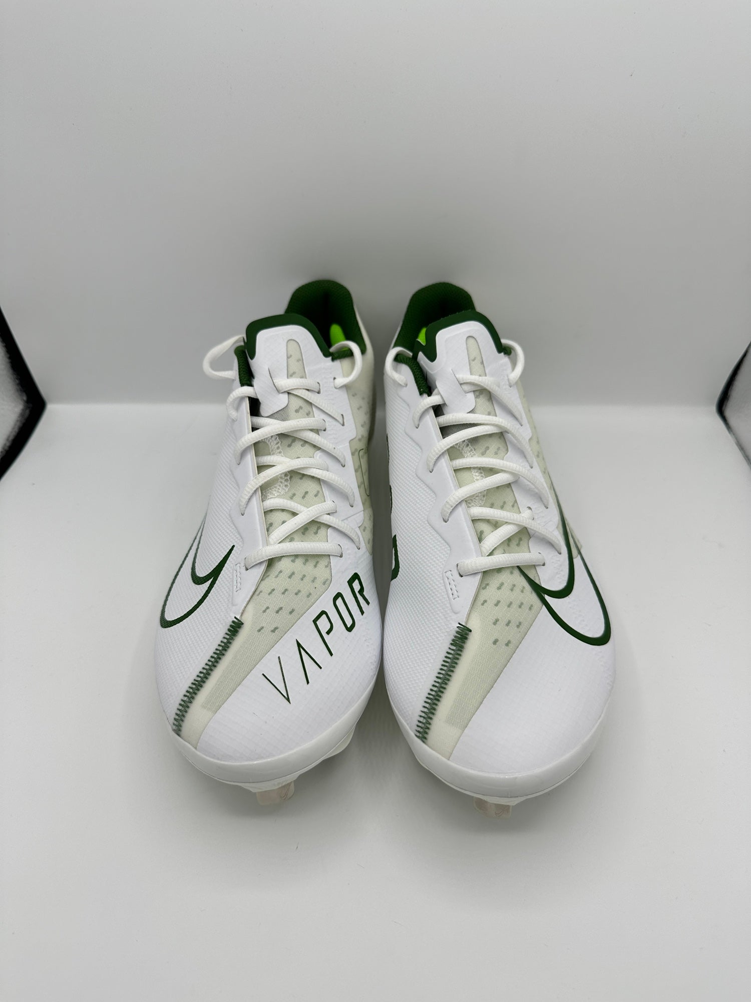 Nike React Vapor Ultrafly Elite 4 Cleats White Green DA0701-102