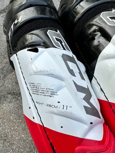 Used CCM  JetSpeed FT4 Shin Pads