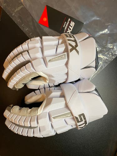 NEW & NEVER WORN STX Surgeon RZR Lacrosse Gloves