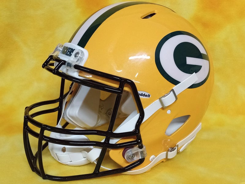 Greenbay Packers super custom fullsize football helmet Riddell